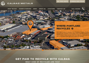 Calbag Metals website