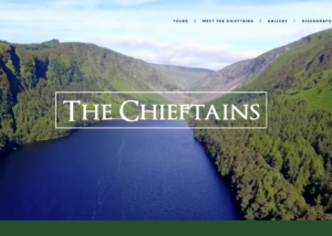The Chieftains website homepage